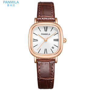 Của Phụ Nữ Đồng Hồ Giá Rẻ Da Thạch Anh Phụ Nữ Thời Trang Đồng Hồ Đồng Hồ Đeo Tay Đồng Hồ Giản Dị Cho Cô Gái - Product Image 1