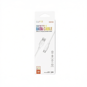 Cable de datos Lumiz USB a Tipo C de 2M 3.0A con carga rápida y transferencia de datos - Product Image 2