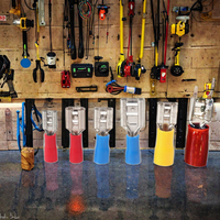 Terminaux à fourche pré-isolés Xinmin DBV FDD1.25 en laiton étamé pour câble de connexion