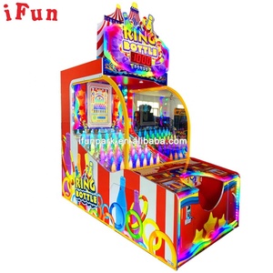 Fabricante de juegos de arcade de China Light-up Ring Toss Máquinas de redención eléctricas Ring Bottle Throwing Rings Skill Win Ticket - Product Image 2
