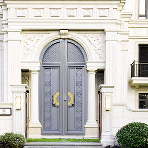 Bán Hot nhôm hiện đại louver cổng thiết kế ngoài trời có thể thu vào cửa trượt với tự động mô hình mở - Product Image 5