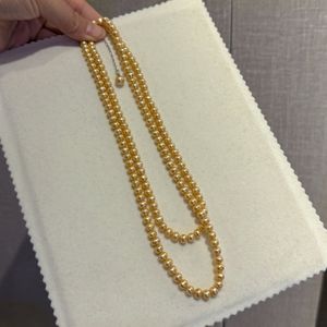 Collar con Colgante de Perla Verde Pavo Real de 11-12 mm al por Mayor, Simple, Versátil, con Luz Intensa, Suministro para Transmisión en Vivo, Entrega Disponible - Product Image 2