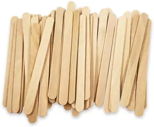 No burr disposable round popsicle stick wooden ice cream stick