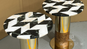 Luxury Natural Marble Nordic Side <b>Table</b> Marble Slab Top Fine <b>Coffee</b> <b>Table</b> Round Stainless Steel <b>Small</b> <b>Coffee</b> <b>Table</b> Marble Slab T - Product Image 4