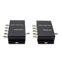 Combinateur vidéo longue portée 400m 5 voies pour transmission analogique CCTV sur câble coaxial pour moniteur de sécurité DVR