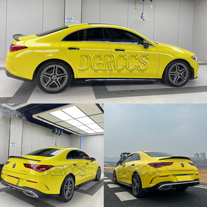 DGRCCS W118 C118 PSM Style Carbon Fiber UV Paint Polished Rear Spoiler 2019-2024 Tape - Product Image 6