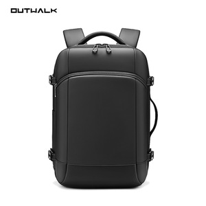 Large Capacity Waterproof Business Laptop Backpack Zipper Closure Air Cushion Belt Vacuum <b>Compression</b> Lining Travel Notebook <b>Bag</b> - Product Image 1