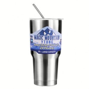 Ice <b>Cup</b> 304 Stainless Steel Large Capacity Vacuum Insulated Customizable Portable Car Big Belly Students <b>Cold</b> Retention - Product Image 1