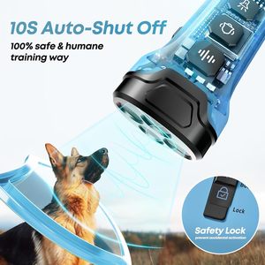 Atvoo <b>Dog</b> Bark Deterrent Device Ultrasonic 3X Emitters <b>Light</b> Blue Training Tool for <b>Dogs</b> - Product Image 6