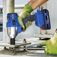 Ensemble de clé à chocs électrique sans fil 21 V, prise carrée 1/2 po sans balais, jeu de douilles multifonctionnelles au