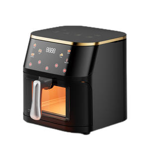 Freidora de Aire Inteligente de 10L, Acero Inoxidable, Pantalla Táctil, Cocción Rápida, Fácil de Limpiar, Revestimiento Cerámico, Electrodoméstico de Cocina - Product Image 2