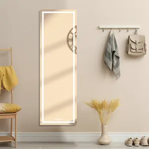 Maßge schneider ter Smart Led Wand spiegel mit Hintergrund beleuchtung Ganzkörper spiegel Schmink spiegel