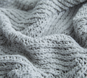 Couverture Pom poms en tricot 100% polyester, pour cadeaux de noël, nouveau Design, pour l'hiver - Product Image 6