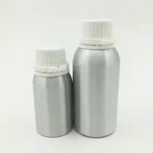 OEM Hot selling 200ml 350ml empty aluminum bottle package aluminum essential oil bottle chemical container