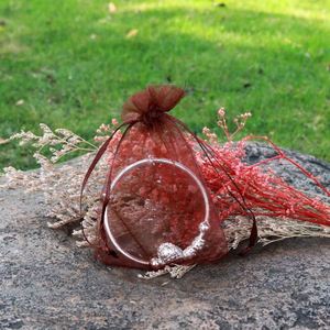 Custom Recyclable Organza Pouch Jewelry Bags <b>Small</b> Drawstring Gift Bags Packaging Supplies - Product Image 4