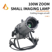 Éclairage Ellipsoidal LED Professionnel 100W pour Scène, Lumière Blanche Chaude et Froide, Projecteur LED à Profil