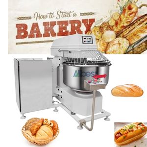 Amasadora Espiral de 60 kg, 80 kg, 100 kg, 150 kg, 200 kg, Molino de Harina, Amasadora de Masa, Amasadora Basculante Totalmente Automática, Equipo de Panadería - Product Image 1