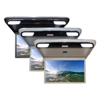 Vente en gros d'usine 15,6 18,5 19 24 pouces Écran LCD IPS Moniteur de toit TV Télécommande Full HD Montage au plafond Moniteur de voiture pour BUS