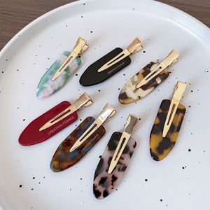 QianJin Haarspange mit individuellem Logo aus Acetat, knitterfrei, französischer Stil, Metall-Entenschnabel-Clip, Großhandel Haaraccessoires - Product Image 4