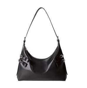 Sac à bandoulière pour femme en cuir végétalien rose, sac à main en cuir PU souple pour femme - Product Image 2