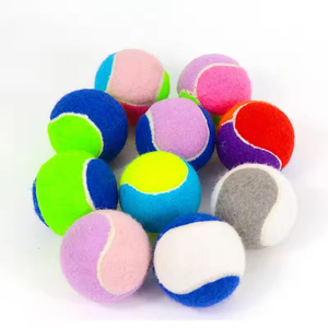 Customized Logo Print Durable Squeaky <b>Dog</b> Tennis <b>Ball</b> Promotion Gift Custom Tennis <b>Balls</b> for Sport Training Pet biting toys - Product Image 1