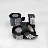 LC1UC3 Ruban d'impression professionnel 25mm * 100m haute qualité feuille d'estampage à chaud date/expiration ruban de transfert thermique plastique générique
