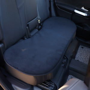 Coussin de siège de voiture en peluche courte, pièce unique, chaud pour l'hiver, antidérapant, accessoires de voiture DIY - Product Image 4