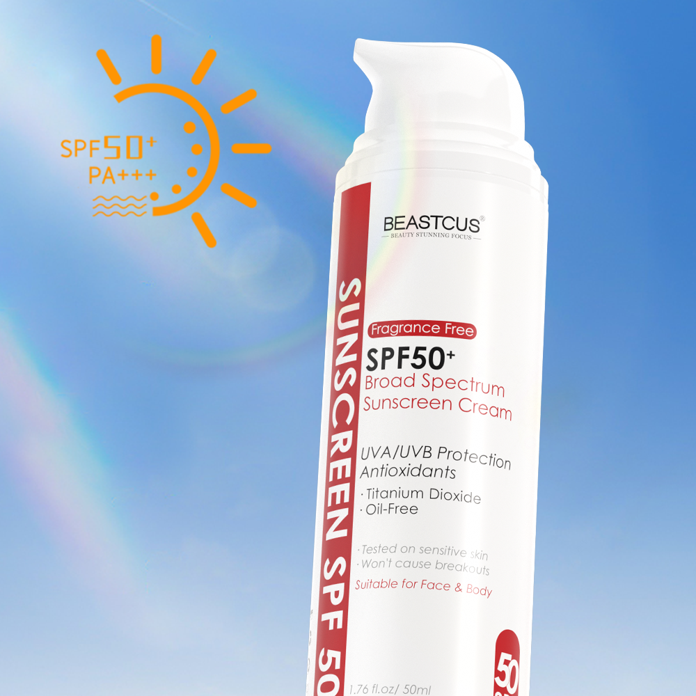 Crème solaire SPF 50+ sans parfum