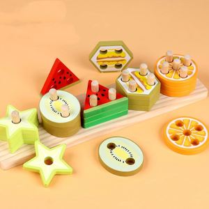 Custom Kids New Arrival Classic Toy Natural Wood Stacking Block Game Wooden Stacker for Toddlers - Product Image 6