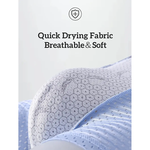 4 pièces de caleçons pour hommes, taille mi-haute, respirants, avec trous en maille, confortables, doux, pantalons de sport, tailles XS-XL, tendance, taille XL - Product Image 5