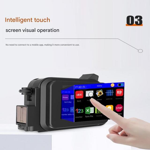 Wireless Handheld Inkjet Printer Portable Batch Printer for Food Beverage and Pharmaceutical Packing