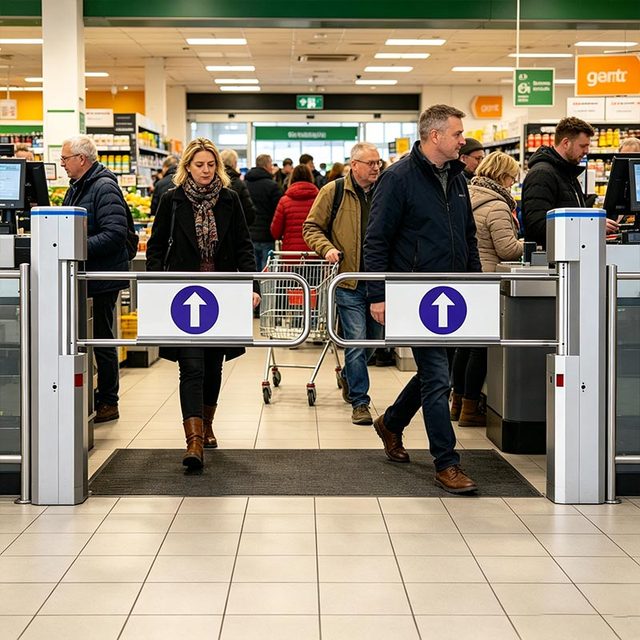Swing Turnstile Gate Turnstile Swing Gate Face Recognition Turnstile Access Control Turnstile Gate Auto for Retail