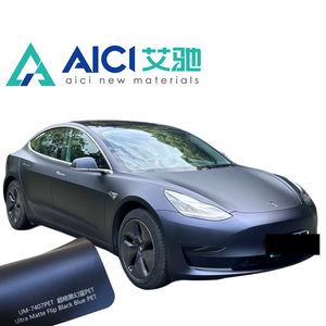 Film Vinyle PVC Haute Performance pour <span class=keywords><strong>Covering</strong></span> Automobile, Ultra <span class=keywords><strong>Mat</strong></span>, Couleurs <span class=keywords><strong>Noir</strong></span>, Bleu, Violet, Protection UV Intégrale, <span class=keywords><strong>Prix</strong></span> de Gros - Product Image 1