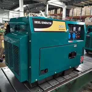 TaiZhou çin JC 6500DS 5kw 5kva dizel jeneratör süper sessiz