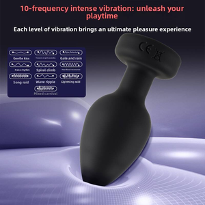 Tapón Anal Recargable por USB con Control Remoto, Vibrador Anal Inalámbrico de Silicona Suave, Juguete Sexual para Adultos Unisex - Product Image 2