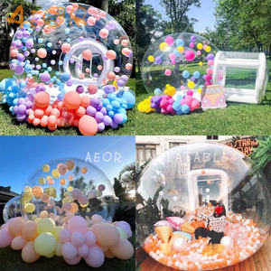 Tenda a Bolla Gonfiabile Trasparente da Esterno Impermeabile da 3m per Feste - Product Image 6