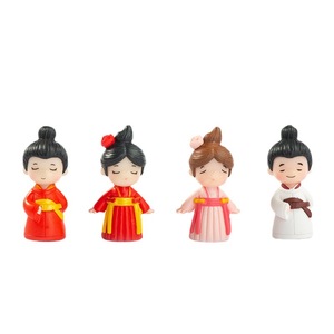 Dp Ancient Style Cartoon Figurines Resin Craft <b>Miniature</b> Decor Home Desktop Car Decoration - Product Image 5