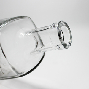 Bouteille en verre populaire et exclusive de 1000 ml, personnalisée, plate, en verre super flint, pour vodka, spiritueux, tequila, liqueur, <span class=keywords><strong>whisky</strong></span>, avec bouchon - Product Image 5