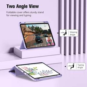 Funda compatible con iPad Pro 11 2025, cubierta trasera triple plegable, carcasa blanda, funda protectora para tableta iPad 10P, a prueba de golpes - Product Image 1