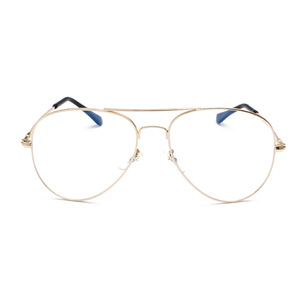 Maidis Pilot Eyeglasses Frame Gold Metal Full Frame Anti Blue Light Lens Men's Glasses - Product Image 5