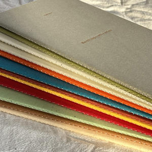 Carnet en papier kraft épaissi A5, reliure simple, cahier de <span class=keywords><strong>devoirs</strong></span>, lignes horizontales, grille, lignes carreales, bloc-notes étudiant - Product Image 5