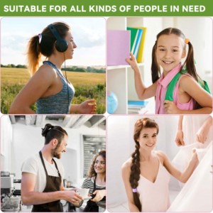 Bande de cravate pour cheveux <span class=keywords><strong>poux</strong></span> pour adultes et enfants bande élastique pour femmes et hommes bande anti-<span class=keywords><strong>poux</strong></span> - Product Image 6