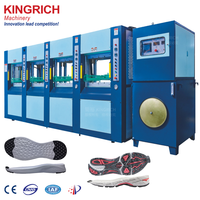 Machine à chaussures de moulage par injection EVA/FRB Double couleur entièrement automatique de haute qualité marque KINGRICH 250 paires/heure 320V