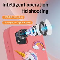 Mini téléphone portable intelligent électronique électrique mignon pour enfants avec appareil photo