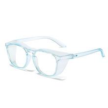 Wejump ANSI Z87.1 CE EN16321 공장 재고 남성 및 여성용 김서림 방지 튀김 안전 고글 블루 라이트 보호 안경 - Product Image 5