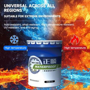 20kg Indoor <b>Acrylic</b> Waterproof Coating for Bathroom Balcony Basement Warehouse & Wall-Eco-Friendly Durable Construction Membrane - Product Image 3