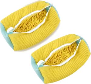 Sac de lavage pour chaussures en polyester avec fermeture éclair et logo personnalisé, lavable en machine, 39x19cm, pour usage domestique - Product Image 1