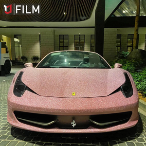 أفضل سعر لفافة السيارة فينيل كامل الجسم من صمغ ألماني خالي من فقاعات الهواء لفافة فينيل وردية للأطفال - Product Image 3