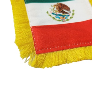 Envío Rápido, Tamaño Personalizado, Doble Cara, Bandera de Coche Pequeña para Colgar en la Ventana con Diseño de Patrimonio de Todos los Países - Product Image 2