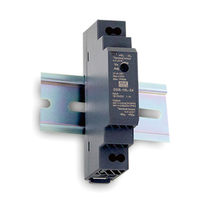 Convertisseur DC-DC à sortie unique sur rail DIN Ddr-15l-24 15W 15V pour usage industriel, neuf, original, automatisation industrielle programmable - Product Image 1